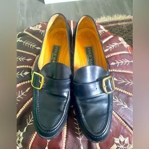7.5 AA Cole Haan Block Heel Loafer with Buckle